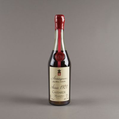 1 bouteille ARMAGNAC Castarède 1920 (LB/MB)