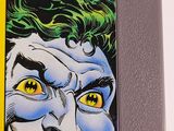a picture of a comic book with a joker face on it