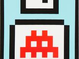an image of a picture of a computer with a red and blue design