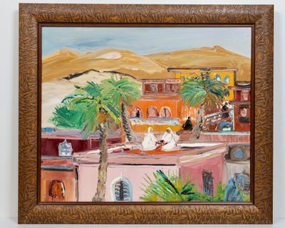 Christian SANSEAU (né en 1952), Les Femmes sur les terrasses…