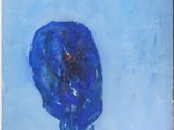 une image représentant un tableau d'une personne au visage bleu