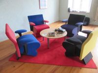 176 - ENSEMBLE DE 4 FAUTEUILS EN TISSU EDITION GORDON RUSSEL… (photo 2)