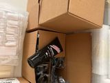 a pile of boxes that are stacked on top of each other