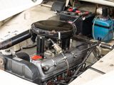 a small engine in the trunk of a car