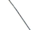 un bracelet en or et bleu orné d'une seule rangée de diamants