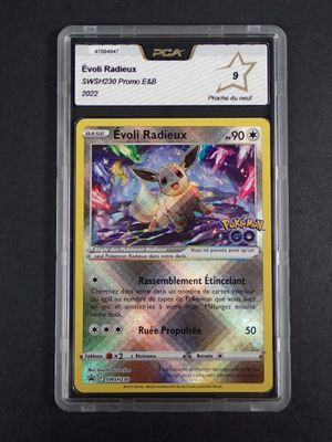 a close up of a pokemon card on a table