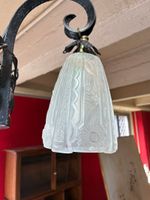 SCHNEIDER. Lustre Art déco en verre moulé et pressé, la vasq… (photo 2)