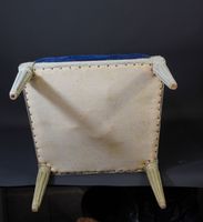 Fauteuil à manchettes, à dossier droit, garniture capitonnée… (photo 5)