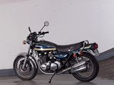 a motorcycle that is parked in a garage