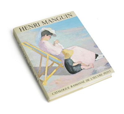 un livre sur lequel figure la photo d'un homme et d'une femme assis sur une chaise longue