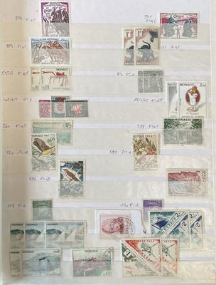 a picture of a collection of stamps on a sheet of paper