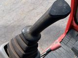 a close up of a steering control on a scooter
