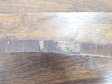 an image of a close up of a wooden table