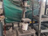 a picture of a machine that is in a garage