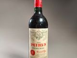 a bottle of wine that is sitting on a table