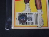a picture of a basketball card with a picture of a man on it