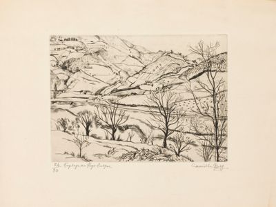 Camille BERG (1904-1991) Lot de 7 gravures en taille-douce
