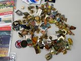 a pile of pins sitting on top of a table