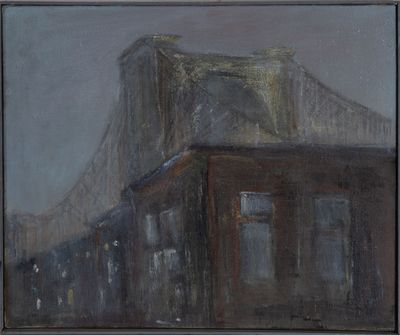 Hervé THIBAULT (né en 1944) New York, façades et pont