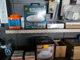 many items on the shelves in the store for sale