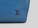 louis vuitton blue epi leather wallet