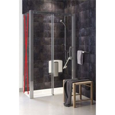 Porte de Douche Coulissante AKW Larenco 1600x2000mm Pose en …