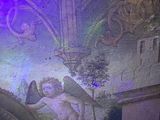 a picture of a painting on the wall of a building