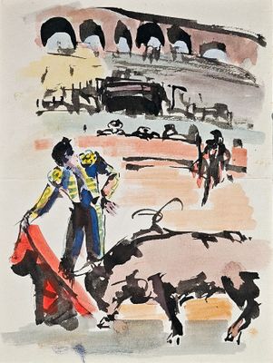 Pedro CREIXAMS (1983-1965) La Muleta.