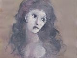 une image d'une peinture représentant une femme aux cheveux longs
