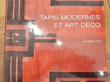 the cover of the book tapis modernes et art deco