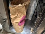 a bag that is sitting inside of an oven