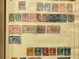 a book with a lot of stamps on it
