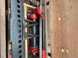 a wooden box with a bunch of tools inside of it
