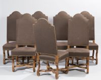 Un ensemble de 7 chaises de salle à manger à piétement entre… (photo 3)