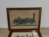 la photo d'une photo représentant un train posé sur une table