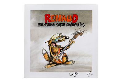 RENAUD Lithographie originale signée par Renaud et l'artiste…