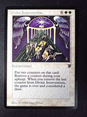 an image of a card with a picture of a demon on it