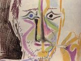 dessin représentant un homme avec une cigarette à la bouche et une autre cigarette à la bouche