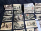 many old postcards with pictures of people on them