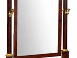 une image représentant un miroir posé sur un pied, avec un miroir au centre