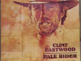 a movie poster for clint eastwood ' s pale rider