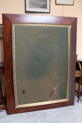 a picture of a painting on the floor in a room