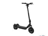 an image of a black scooter is shown against a white background