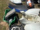 many different types of lawn mowers on the grass