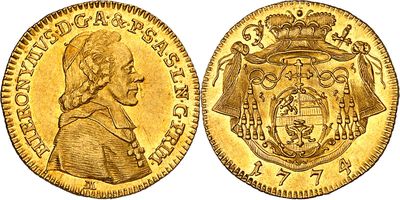 an image of a gold sovereign coin with a crown on it