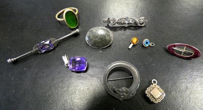 many different types of jewelry on the table