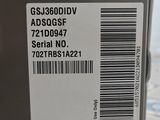 a label on the back of a refrigerator that is not in use