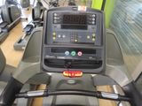 a close up view of a tread machine in a gym
