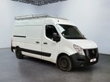 a picture of a white van parked in a large room