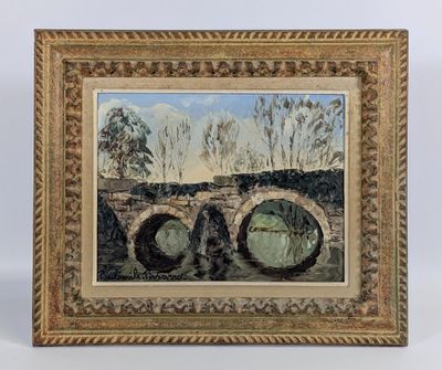 Paul Emile PISSARO (1884-1972) hsp figurant un paysage de ca…